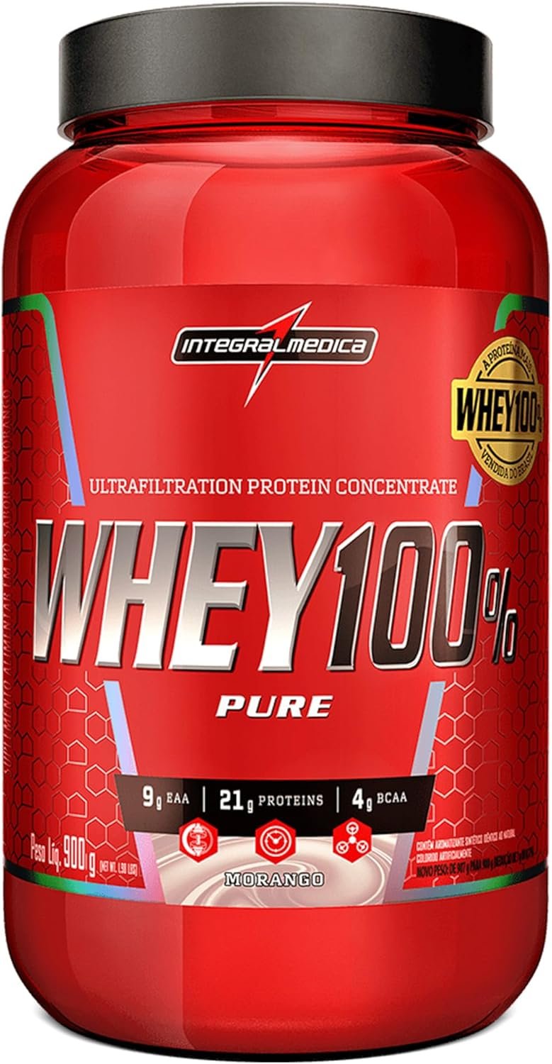 Whey Protein 100% Concentrado pure Integral Medica 907g (Cookies)